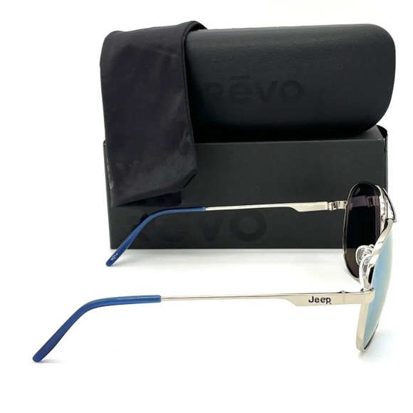 REVO METRO JEEP RE1163 03 Chrome /Blue Water 60mm Polarized Sunglasses - Picture 4 of 4